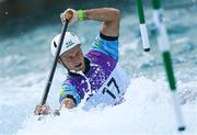 25 July 2021; Alexandr Kulikov of Kazakhstan in action during the Men’s C1 Canoe Slalom heats at the Kasai Canoe Slalom Centre during the 2020 Tokyo Summer Olympic Games in Tokyo, Japan. Photo by Ramsey Cardy/Sportsfile