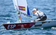 25 July 2021; Cristina Pujol Bajo of Spain in action during the Women's Laser Radial races at the Enoshima Yacht Harbour during the 2020 Tokyo Summer Olympic Games in Tokyo, Japan. Photo by Stephen McCarthy/Sportsfile