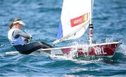 25 July 2021; Annalise Murphy of Ireland in action during the Women's Laser Radial races at the Enoshima Yacht Harbour during the 2020 Tokyo Summer Olympic Games in Tokyo, Japan. Photo by Stephen McCarthy/Sportsfile