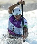 25 July 2021; Benjamin Savsek of Slovakia in action during the Men’s C1 Canoe Slalom heats at the Kasai Canoe Slalom Centre during the 2020 Tokyo Summer Olympic Games in Tokyo, Japan. Photo by Ramsey Cardy/Sportsfile