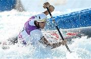 25 July 2021; Ander Elosegi of Spain in action during the Men’s C1 Canoe Slalom heats at the Kasai Canoe Slalom Centre during the 2020 Tokyo Summer Olympic Games in Tokyo, Japan. Photo by Ramsey Cardy/Sportsfile