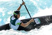 25 July 2021; Eva Tercelj of Slovakia in action during the Women’s C1 Canoe Slalom heats at the Kasai Canoe Slalom Centre during the 2020 Tokyo Summer Olympic Games in Tokyo, Japan. Photo by Ramsey Cardy/Sportsfile