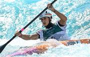 25 July 2021; Ricarda Funk of Germany in action during the Women’s C1 Canoe Slalom heats at the Kasai Canoe Slalom Centre during the 2020 Tokyo Summer Olympic Games in Tokyo, Japan. Photo by Ramsey Cardy/Sportsfile