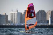 25 July 2021; Marta Maggetti of Italy in action during the Women's Windsurfer races at the Enoshima Yacht Harbour during the 2020 Tokyo Summer Olympic Games in Tokyo, Japan. Photo by Stephen McCarthy/Sportsfile