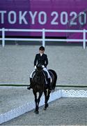 25 July 2021; Tatyana Kosterina of Russian Olympic Committee on Diavolessa Va during day 2 of the Dressage Team and Individual Qualifier at the Equestrian Park during the 2020 Tokyo Summer Olympic Games in Tokyo, Japan. Photo by Brendan Moran/Sportsfile