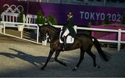 25 July 2021; Heike Holstein of Ireland on Sambuca during day 2 of the Dressage Team and Individual Qualifier at the Equestrian Park during the 2020 Tokyo Summer Olympic Games in Tokyo, Japan. Photo by Brendan Moran/Sportsfile