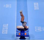 25 July 2021; Vanessa Ferrari of Italy competes on the vault during women's artistic gymnastics all-round qualification at the Ariake Gymnastics Centre during the 2020 Tokyo Summer Olympic Games in Tokyo, Japan. Photo by Brendan Moran/Sportsfile