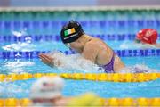 25 July 2021; Mona McSharry of Ireland in action during the heats of the women's 100 metre breaststroke at the Tokyo Aquatics Centre during the 2020 Tokyo Summer Olympic Games in Tokyo, Japan. Photo by Ian MacNicol/Sportsfile