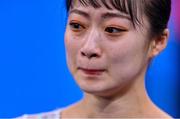 25 July 2021; Yuna Hiraiwa of Japan during women's artistic gymnastics all-round qualification at the Ariake Gymnastics Centre during the 2020 Tokyo Summer Olympic Games in Tokyo, Japan. Photo by Brendan Moran/Sportsfile