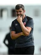 25 July 2021; Treaty United manager Tommy Barrett during the FAI Cup First Round match between Treaty United and Dundalk at Market's Field in Limerick. Photo by Diarmuid Greene/Sportsfile