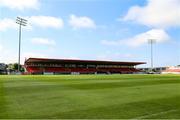 25 July 2021; A general view of The Showgrounds before the FAI Cup First Round match between Sligo Rovers and Cork City at The Showgrounds in Sligo. Photo by Michael P Ryan/Sportsfile