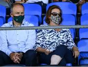 25 July 2021; An Taoiseach Micheál Martin TD and his wife Mary O'Shea in attendance at the Munster GAA Football Senior Championship Final match between Kerry and Cork at Fitzgerald Stadium in Killarney, Kerry. Photo by Piaras Ó Mídheach/Sportsfile