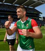 25 July 2021; The Mayo captain Aidan O'Shea celebrates after the Connacht GAA Senior Football Championship Final match between Galway and Mayo at Croke Park in Dublin. Photo by Ray McManus/Sportsfile