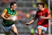 25 July 2021; Paudie Clifford of Kerry in action against Kevin O’Donovan of Cork during the Munster GAA Football Senior Championship Final match between Kerry and Cork at Fitzgerald Stadium in Killarney, Kerry. Photo by Piaras Ó Mídheach/Sportsfile