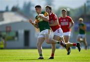 25 July 2021; Paul Geaney of Kerry in action against Kevin Crowley of Cork during the Munster GAA Football Senior Championship Final match between Kerry and Cork at Fitzgerald Stadium in Killarney, Kerry. Photo by Eóin Noonan/Sportsfile