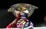 25 July 2021; The Nestor Cup on the plinth before the Connacht GAA Senior Football Championship Final match between Galway and Mayo at Croke Park in Dublin. Photo by Ray McManus/Sportsfile