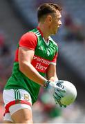 25 July 2021; Michael Plunkett of Mayo during the Connacht GAA Senior Football Championship Final match between Galway and Mayo at Croke Park in Dublin. Photo by Ray McManus/Sportsfile