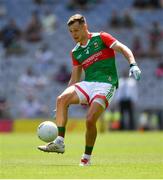 25 July 2021; Michael Plunkett of Mayo during the Connacht GAA Senior Football Championship Final match between Galway and Mayo at Croke Park in Dublin. Photo by Ray McManus/Sportsfile