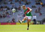 25 July 2021; Michael Plunkett of Mayo during the Connacht GAA Senior Football Championship Final match between Galway and Mayo at Croke Park in Dublin. Photo by Ray McManus/Sportsfile