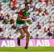 25 July 2021; Stephen Coen of Mayo during the Connacht GAA Senior Football Championship Final match between Galway and Mayo at Croke Park in Dublin. Photo by Ray McManus/Sportsfile