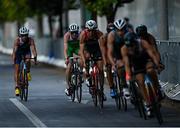 26 July 2021; Russell White, back centre, of Ireland in action during the Men's Triathlon at the Odaiba Marine Park during the 2020 Tokyo Summer Olympic Games in Tokyo, Japan. Photo by Ramsey Cardy/Sportsfile