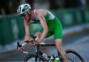 26 July 2021; Russell White of Ireland in action during the cycling stage of the Men's Triathlon at the Odaiba Marine Park during the 2020 Tokyo Summer Olympic Games in Tokyo, Japan. Photo by Ramsey Cardy/Sportsfile