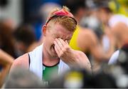 26 July 2021; Russell White of Ireland after finishing the Men's Triathlon at the Odaiba Marine Park during the 2020 Tokyo Summer Olympic Games in Tokyo, Japan. Photo by Ramsey Cardy/Sportsfile