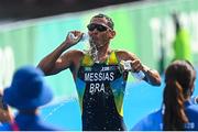 26 July 2021; Manoel Messias of Brazil during the men's triathlon at the Odaiba Marine Park during the 2020 Tokyo Summer Olympic Games in Tokyo, Japan. Photo by Ramsey Cardy/Sportsfile