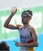 26 July 2021; Mario Mola of Spain during the men's triathlon at the Odaiba Marine Park during the 2020 Tokyo Summer Olympic Games in Tokyo, Japan. Photo by Ramsey Cardy/Sportsfile