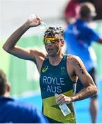 26 July 2021; Aaron Royle of Australia during the men's triathlon at the Odaiba Marine Park during the 2020 Tokyo Summer Olympic Games in Tokyo, Japan. Photo by Ramsey Cardy/Sportsfile