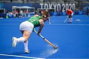 26 July 2021; Sarah Torrans of Ireland warms-up before the women's pool A group stage match between Ireland and Netherlands at the Oi Hockey Stadium during the 2020 Tokyo Summer Olympic Games in Tokyo, Japan. Photo by Stephen McCarthy/Sportsfile