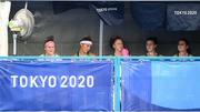 26 July 2021; Ireland players after their side's defeat in their women's pool A group stage match between Ireland and Netherlands at the Oi Hockey Stadium during the 2020 Tokyo Summer Olympic Games in Tokyo, Japan. Photo by Stephen McCarthy/Sportsfile