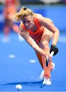 26 July 2021; Caia Jacqueline van Maasakker of Netherlands during the women's pool A group stage match between Ireland and Netherlands at the Oi Hockey Stadium during the 2020 Tokyo Summer Olympic Games in Tokyo, Japan. Photo by Stephen McCarthy/Sportsfile