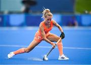 26 July 2021; Lauren Lara Jeanette Stam of Netherlands during the women's pool A group stage match between Ireland and Netherlands at the Oi Hockey Stadium during the 2020 Tokyo Summer Olympic Games in Tokyo, Japan. Photo by Stephen McCarthy/Sportsfile