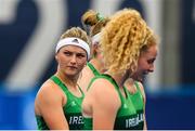 26 July 2021; Chloe Watkins and Ireland team-mates following the women's pool A group stage match between Ireland and Netherlands at the Oi Hockey Stadium during the 2020 Tokyo Summer Olympic Games in Tokyo, Japan. Photo by Stephen McCarthy/Sportsfile