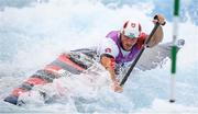 26 July 2021; Thomas Koechlin of Switzerland in action during the men’s C1 canoe slalom semi-final at the Kasai Canoe Slalom Centre during the 2020 Tokyo Summer Olympic Games in Tokyo, Japan. Photo by Stephen McCarthy/Sportsfile
