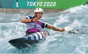26 July 2021; Martin Thomas of France in action during the men’s C1 canoe slalom semi-final at the Kasai Canoe Slalom Centre during the 2020 Tokyo Summer Olympic Games in Tokyo, Japan. Photo by Stephen McCarthy/Sportsfile