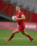 26 July 2021; Conor Trainor of Canada during the rugby sevens men's pool B match between Fiji and Canada at the Tokyo Stadium during the 2020 Tokyo Summer Olympic Games in Tokyo, Japan. Photo by Stephen McCarthy/Sportsfile