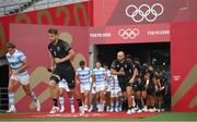 26 July 2021; Scott Curry of New Zealand before the rugby sevens men's pool A match between New Zealand and Argentina at the Tokyo Stadium during the 2020 Tokyo Summer Olympic Games in Tokyo, Japan. Photo by Stephen McCarthy/Sportsfile