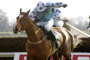 21 February 2004; Solar System, with Barry Geraghty up, on their way to winning the Irish Stallion Farms European Breeders Fund Beginners Steeplechase at Fairyhouse, Co. Meath. Picture credit; Ray McManus / SPORTSFILE *EDI*