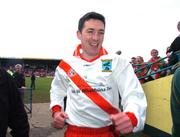 22 February 2004; Sean Mac Sithigh, An Ghaeltacht, celebrates at the end of the game after victory over St. Brigid's. AIB All-Ireland Club Football Semi-Finals, An Ghaeltacht v St. Brigid's, Semple Stadium, Thurles, Co. Tipperary. Picture credit; David Maher / SPORTSFILE *EDI*