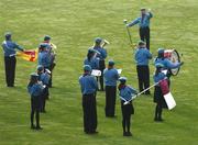 15 February 2004; St. Michaels band, Enniskillen, playing before the start of the game. AIB All-Ireland Club Senior Hurling Championship Semi-Final, Portumna v Dunloy, St. Tighernach's Park, Clones, Co. Monaghan. Picture credit; David Maher / SPORTSFILE *EDI*