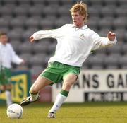 25 February 2004; Gary Mulligan, Ireland U-19. U-19 Friendly International, Ireland U-19 v Slovenia U-19, Dalymount Park, Dublin. Picture credit; David Maher / SPORTSFILE *EDI*