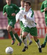 25 February 2004; Steven Foley, Ireland U-19. U-19 Friendly International, Ireland U-19 v Slovenia U-19, Dalymount Park, Dublin. Picture credit; David Maher / SPORTSFILE *EDI*