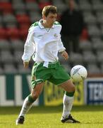 25 February 2004; Steven Foley, Ireland U-19. U-19 Friendly International, Ireland U-19 v Slovenia U-19, Dalymount Park, Dublin. Picture credit; David Maher / SPORTSFILE *EDI*