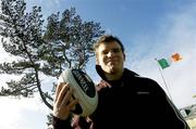 5 February 2004; Ireland and Leinster utility back Gordon D'Arcy was today named as Guinness Draught Can Irish Celtic League Player of the Month for January.. Picture credit; Brendan Moran / SPORTSFILE *EDI*