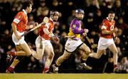 28 February 2004; Barry Lambert, Wexford, in action against Sean Og O hAilpin and Graham Callinan, Cork. Allianz National Hurling League, Division 1B, Cork v Wexford, Pairc Ui Rinn, Cork. Picture credit; Damien Eagers / SPORTSFILE *EDI*