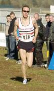 29 February 2004; Robert Whalley, City of Stoke A.C., during the Open International Male event. Ras na hEireann, Dundalk Racecourse, Dundalk, Co. Louth. Picture credit; Pat Murphy / SPORTSFILE *EDI*