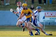 18 July 2013; Colm Galvin, Clare, in action against Austin Gleeson, Waterford. Bord Gáis Energy Munster GAA Hurling Under 21 Championship Semi-Final, Clare v Waterford, Walsh Park, Waterford. Picture credit: Brian Lawless / SPORTSFILE
