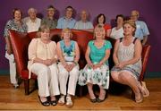 18 July 2013; Munster members, back row, from left, Biddy Ryan, Liam Shinnock, Dan O'Mahony, Dan Cannon, Patsy Ryan, Michellel Donnelly, Olive McDonnell and Tom Madigan. Front row, from left, Mary Shinnock, Sally Duggan, Ann Gilespie and Marie Halvey in attendance at the Ladies Football Association 40th Anniversary. Hayes Hotel, Thurles, Co. Tipperary. Picture credit: Barry Cregg / SPORTSFILE